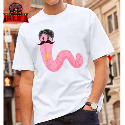 Worm With A Mustache James Tom Ariana Reality Unisex T-Shirt