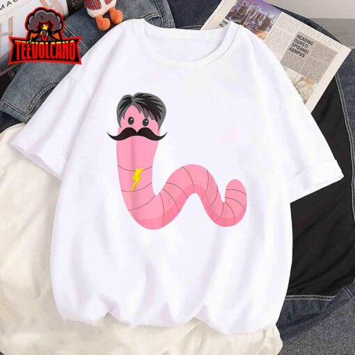 Worm With A Mustache James Tom Ariana Reality Unisex T-Shirt