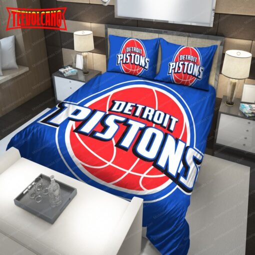2005-2017 Logo Detroit Pistons NBA 224 Bedding Sets