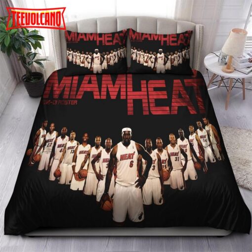2012 2013 Roster Miami Heat NBA 32 Bedding Sets