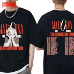 2023 Madonna Four Decades Tour Merch T-Shirt