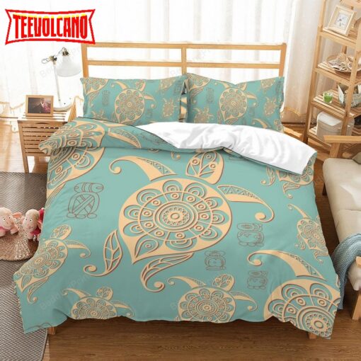 3D Abstract Turtle Pattern Bed Sheets Duvet Cover Bedding Sets