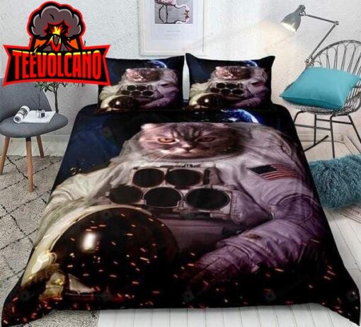 3d Astronaut Outer Space Bed Sheets Duvet Cover Bedding Sets