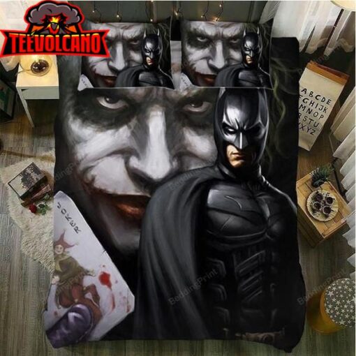 3D Batman And Joker Duvet Cover Bedding Set