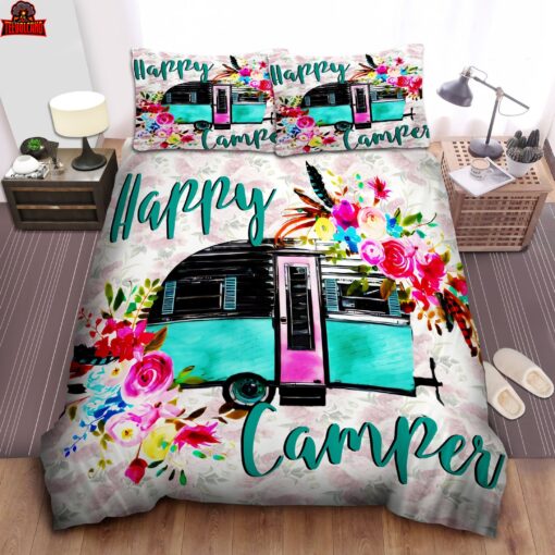 3d Camping Car Happy Camper Bedding Sets