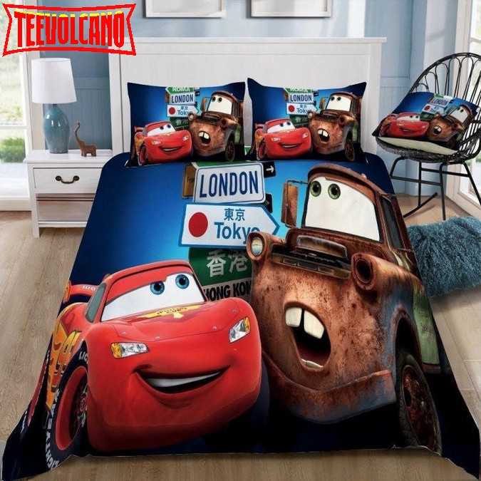 3d Disney Cars Animated Film Series Duvet Cover Bedding Sets