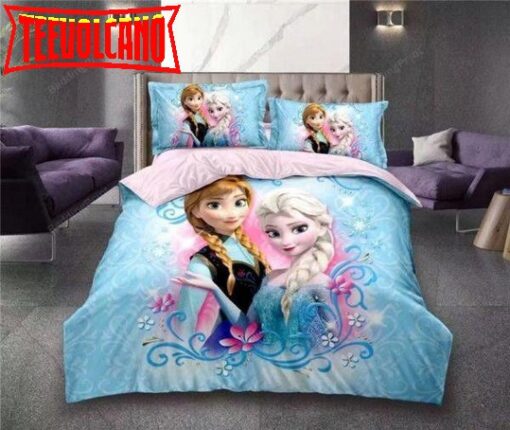 3d Disney Frozen Elsa Anna Princess Duvet Cover Bedding Sets