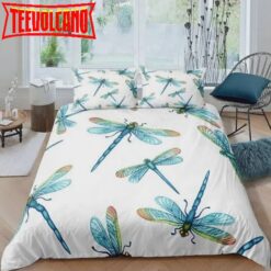 3D Dragonfly Print Bed Sheets Duvet Cover Bedding Sets