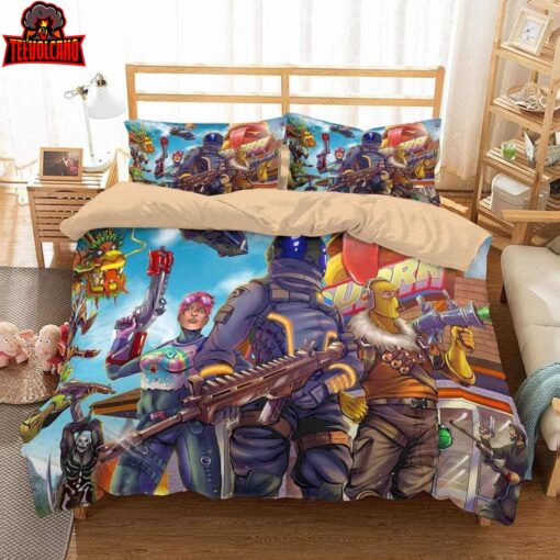 3d Fortnite Poster Duvet Cover Bedding Sets