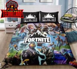 3D Fortnite Team Duvet Cover Bedding Set