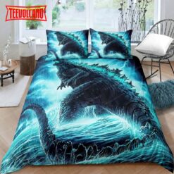 3D Godzilla King Of The Monsters Blue Bedding Sets