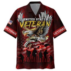3D Hawaiian Shirt, Eagle US Navy Veteran Beach Shirt