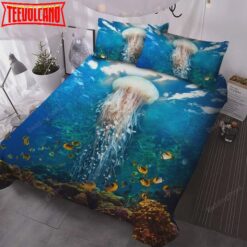 3d Jelly Fish Microfiber No-Fading Duvet Cover Bedding Sets