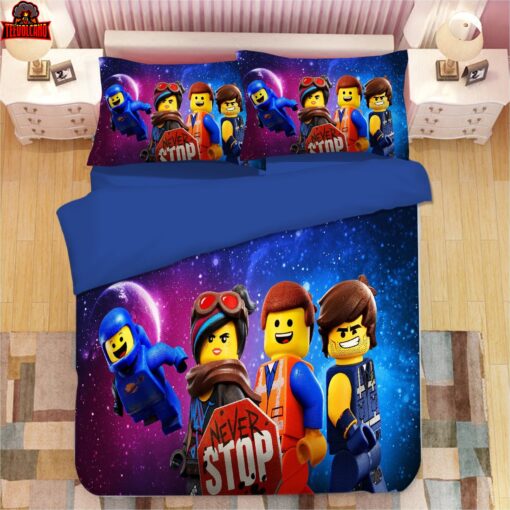 3d Lego Movie Characters In Space Bedding Sets