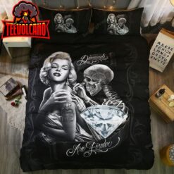 3D Marilyn Monroe Skull Bed Sheets Duvet Cover Bedding Sets