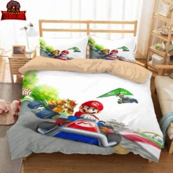 3d Mario Kart Duvet Cover Bedding Sets