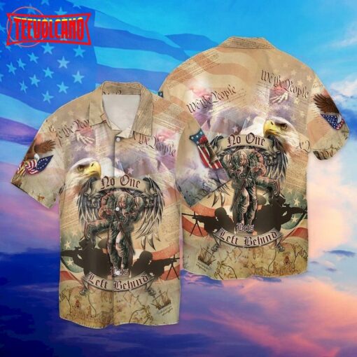 4th Of July Independence Day No One Left Behind Hawaiian Shirt