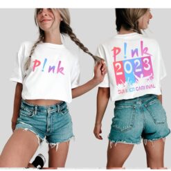 Double Side P!nk Pink Singer Summer Carnival 2023 Tour T Shirt 2