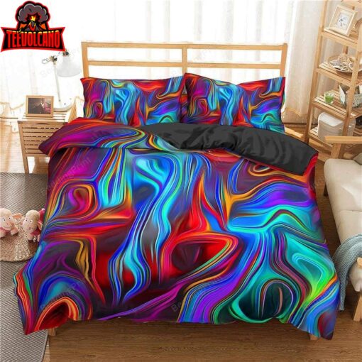 Abstract Hippie Tie Dye Duvet Cover Bedding Sets