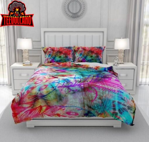 Abstract Tie Dye Bed Sheets Duvet Cover Bedding Sets