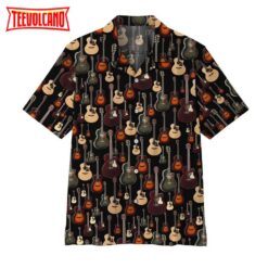Acoustic Guitar Hawaiian Shirt