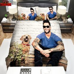 Adam Levine And A Dog Bed Sheets Spread Duvet Cover Bedding Sets