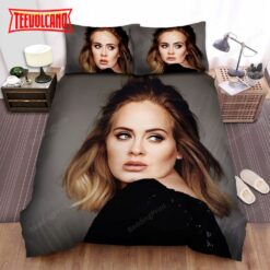 Adele Portrait Bed Sheets Duvet Cover Bedding Sets