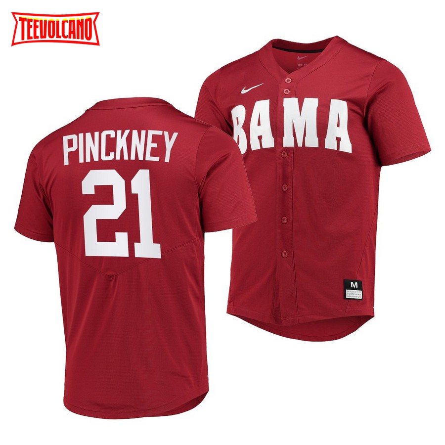 Alabama Crimson Tide Andrew Pinckney College Baseball Jersey Red