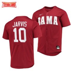 Alabama Crimson Tide Jim Jarvis College Baseball Jersey Red