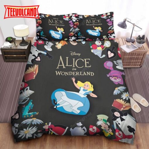 Alice In Wonderland, Disney Cartoon Duvet Cover Bedding Sets
