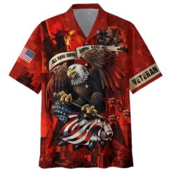 All Gave Some Some Gave All US Veteran Memorial Day Hawaiian Shirt