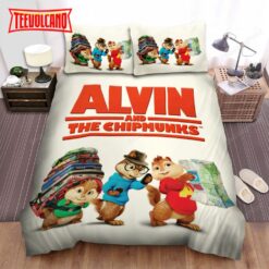 Alvin And The Chipmunks Group Travelling Bed Sheets