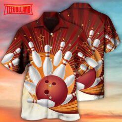 Amazing Bowling Hawaiian Shirt, Bowling Strike Hawaii Shirt, Aloha Shirt