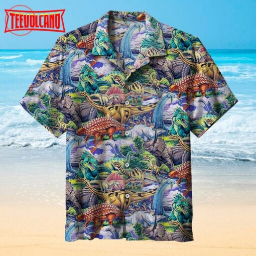 Amazing Dinosauria Hawaiian Shirt