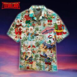 Amazing Santa Summer Vacation Hawaiian Shirt