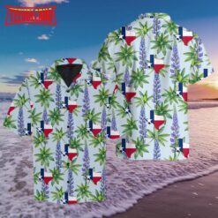 Amazing Texas Bluebonnet Aloha Hawaiian Shirt