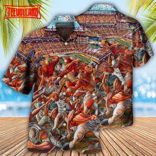American Football Strong Power Hawaiian Shirt