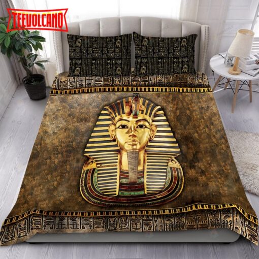 Ancient Egyptian Letters Pharaoh Symbol Duvet Cover Bedding Sets