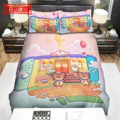 Animal Crossing Nook’s Cranny Duvet Cover Bedding Sets