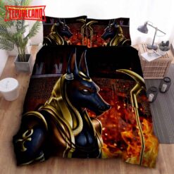 Anubis God Ancient Egyptian Duvet Cover Bedding Sets