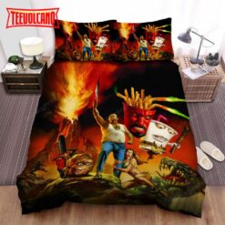 Aqua Teen Hunger Force Group In The Battle Duvet Cover Bedding Sets