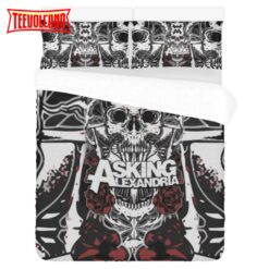 Asking Alexandria Rock Band 3d Printed Bedding Set