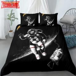 Astronaut In Space Bed Sheets Duvet Cover Bedding Sets