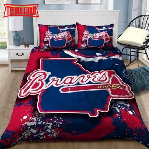 Atlanta Braves Duvet Cover Bedding Sets V2