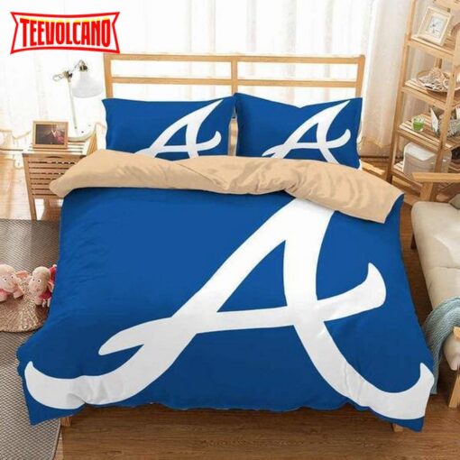 Atlanta Braves Duvet Cover Bedding Sets V4