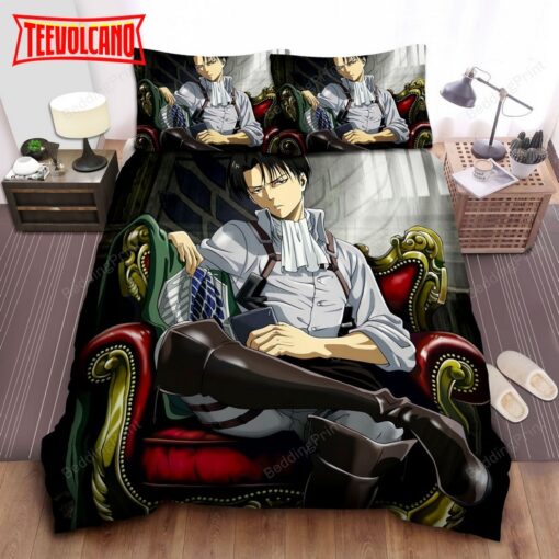 Attack On Titan Levi Ackerman In The Survey Corps’ Uniform Bedding Sets