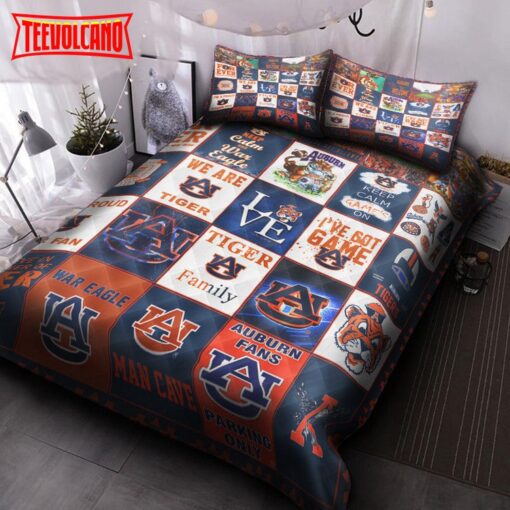 Auburn Tigers Football V1 Bedding Sets