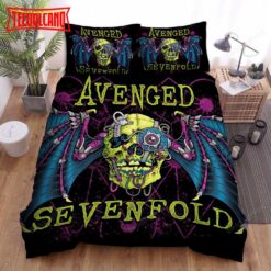 Avenged Sevenfold Skull Symbol Est. 99 Duvet Cover Bedding Sets