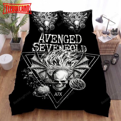 Avenged Sevenfold Skull With The Planets Art Bedding Sets