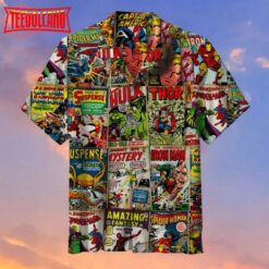 Avengers Comics Cover Hawaiian Shirt